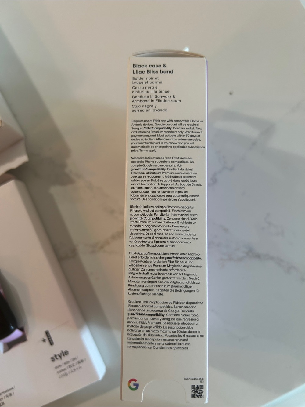 fitbit Inspire 3 Fitness Tracker - Lavender Pink Band - Picture 10 of 10